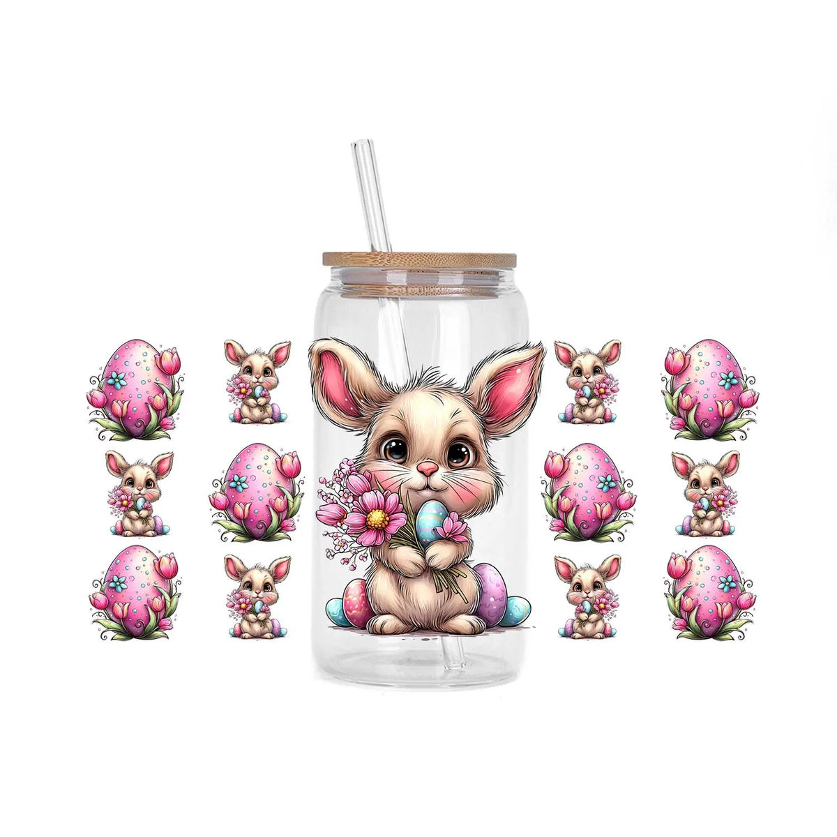 Easter Cute Bunny Easy Peel Waterproof 3D Transfers – The Party Days | The Party Days