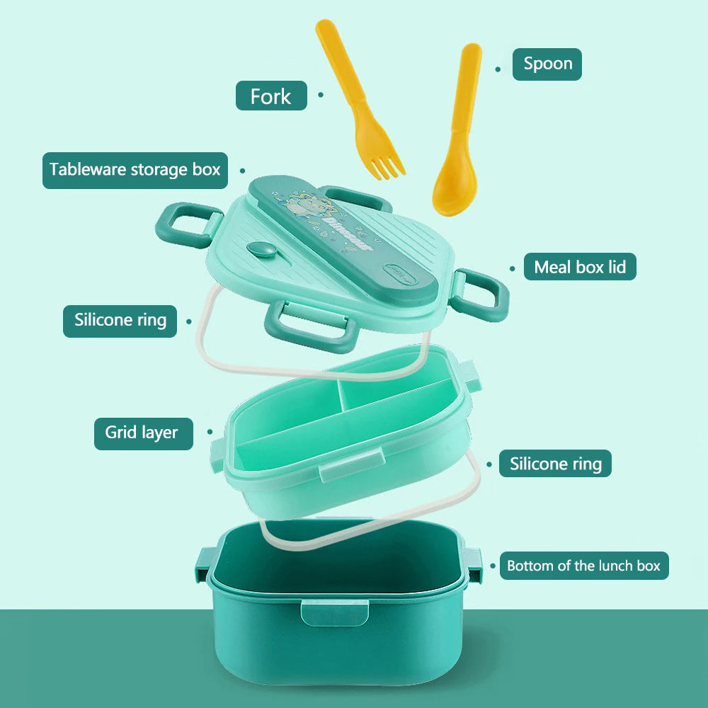 Unicorn 3-Compartment Lunch Box for Kids | Bento Box – The Party Days | The Party Days