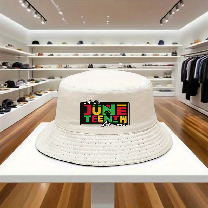 Juneteenth Bucket Hat – Unisex Polyester Fisherman Cap for Outdoor Activities | The Party Days | The Party Days