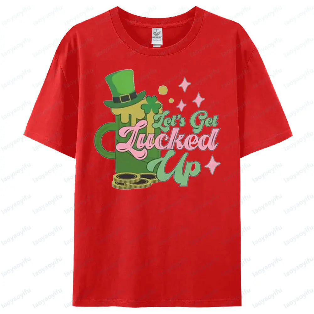 Let's Get Lucked Up T-Shirt – Funny St. Patrick's Day Tee – The Party Days | The Party Days
