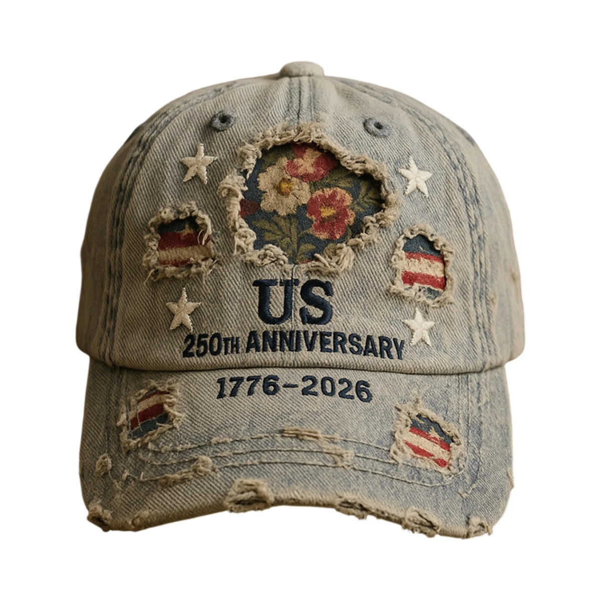 USA Flag Distressed Baseball Cap – Retro American Patriotic Hat Unisex – The Party Days | The Party Days