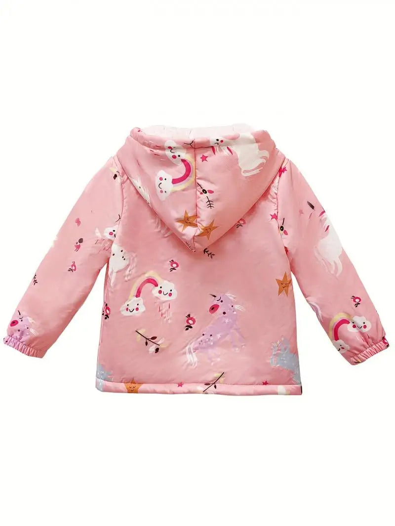 Kids Unicorn Fleece Hoodie Jacket | The Party Days | The Party Days