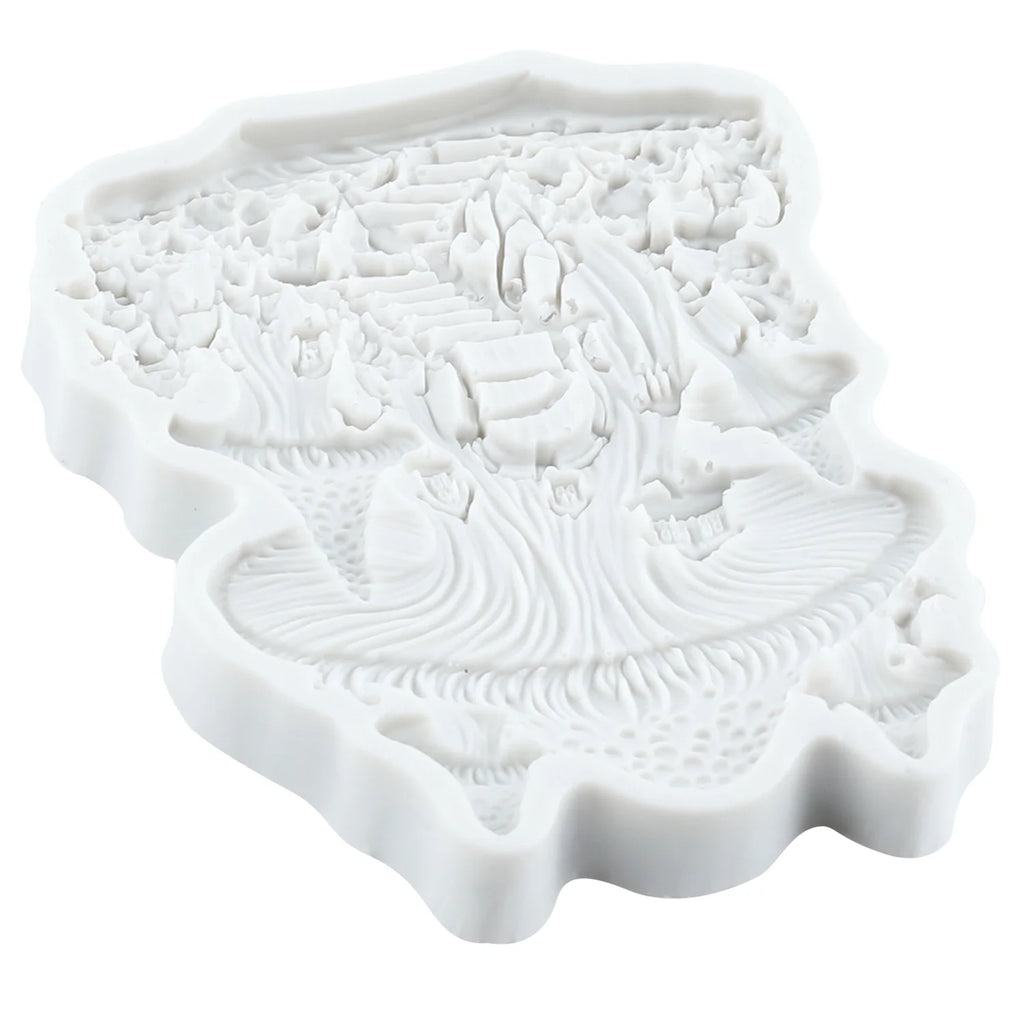 Mushroom Castle Silicone Mold – Fondant, Chocolate & Cake Decorating – The Party Days | The Party Days