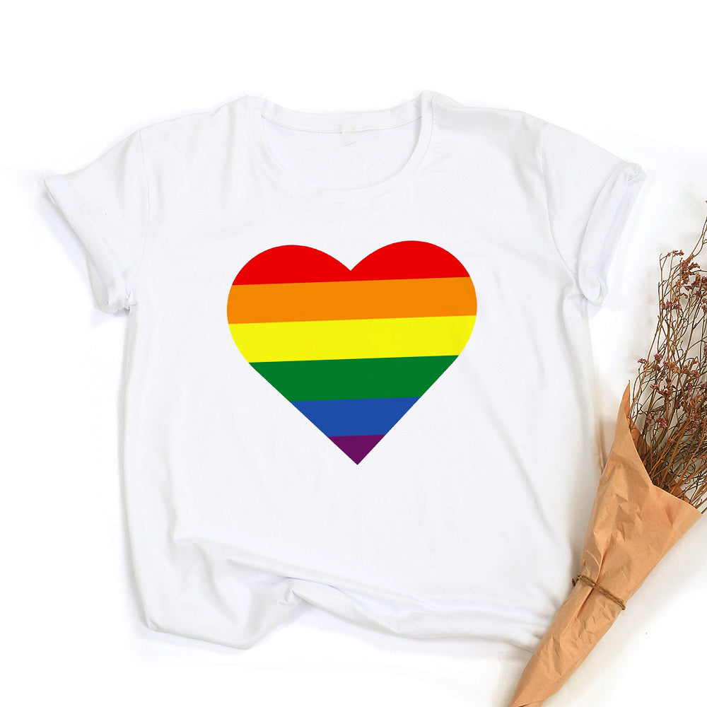 Peace Love Equality LGBT Pride T-Shirt – Rainbow Graphic Tee | The Party Days | The Party Days