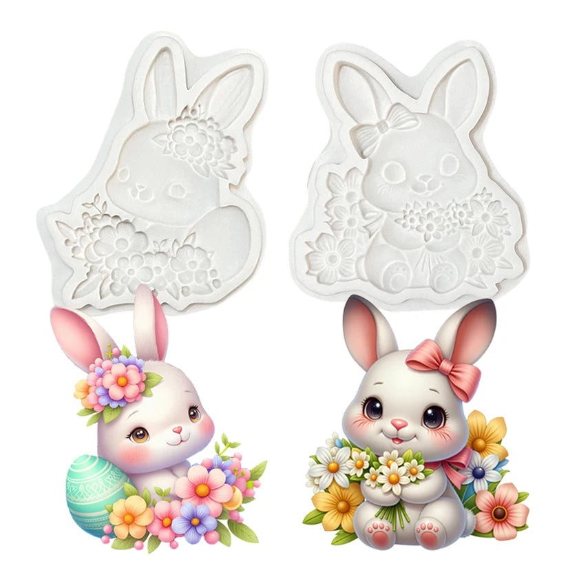 Easter Bunny, Eggs & Flowers Silicone Mold – Baking & Cake Decorating – The Party Days | The Party Days