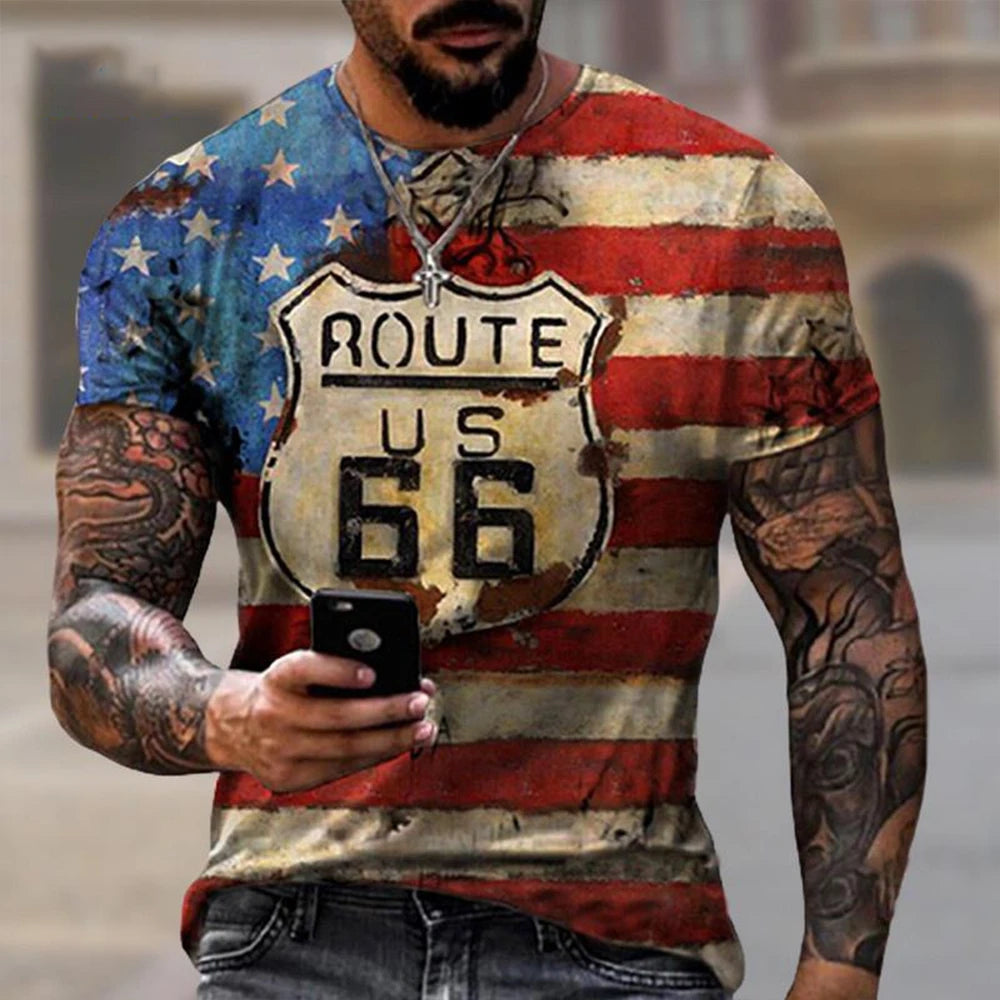 4th of July 3D Print T-Shirt – USA Flag Casual Tee for Men, Women & Kids – The Party Days | The Party Days