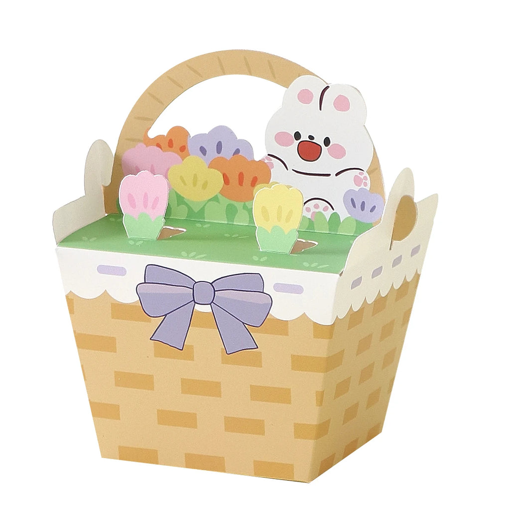 Easter Gift Boxes – Set of 5 Cute Bunny Design Paperboard Boxes | The Party Days