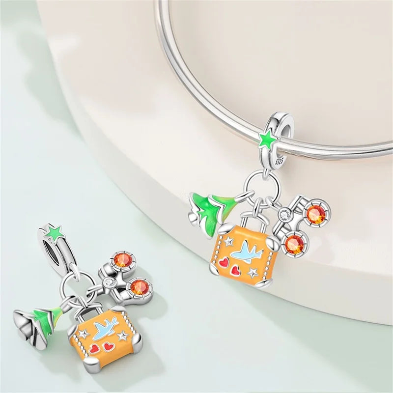 925 Silver St. Patrick's Day Bracelet Charms with Zirconia – GDTC Certified – The Party Days | The Party Days