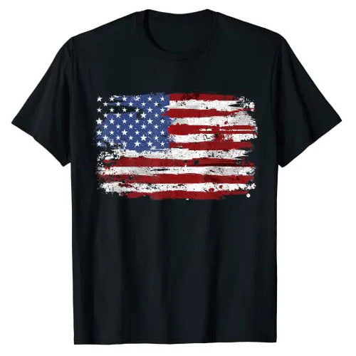 American Flag Patriotic T-Shirt – USA 4th of July Men's Tee – The Party Days | The Party Days