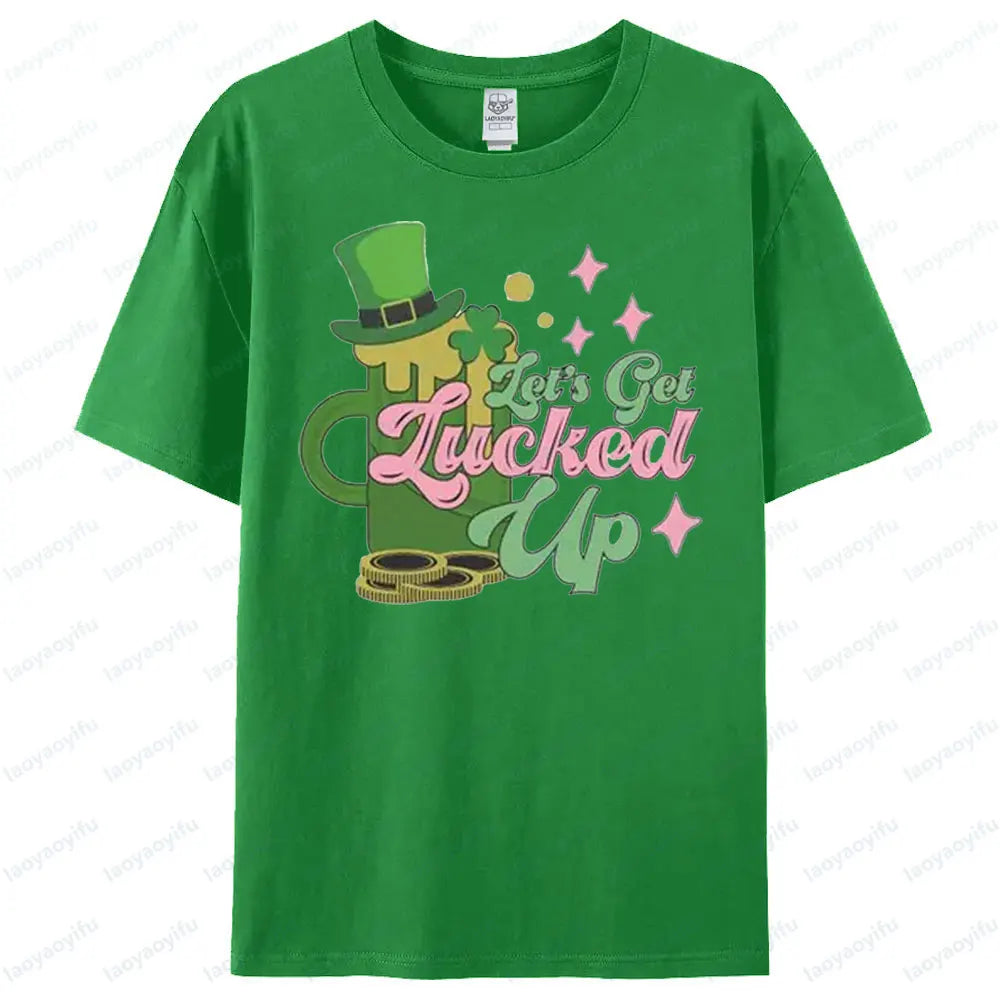 Let's Get Lucked Up T-Shirt – Funny St. Patrick's Day Tee – The Party Days | The Party Days