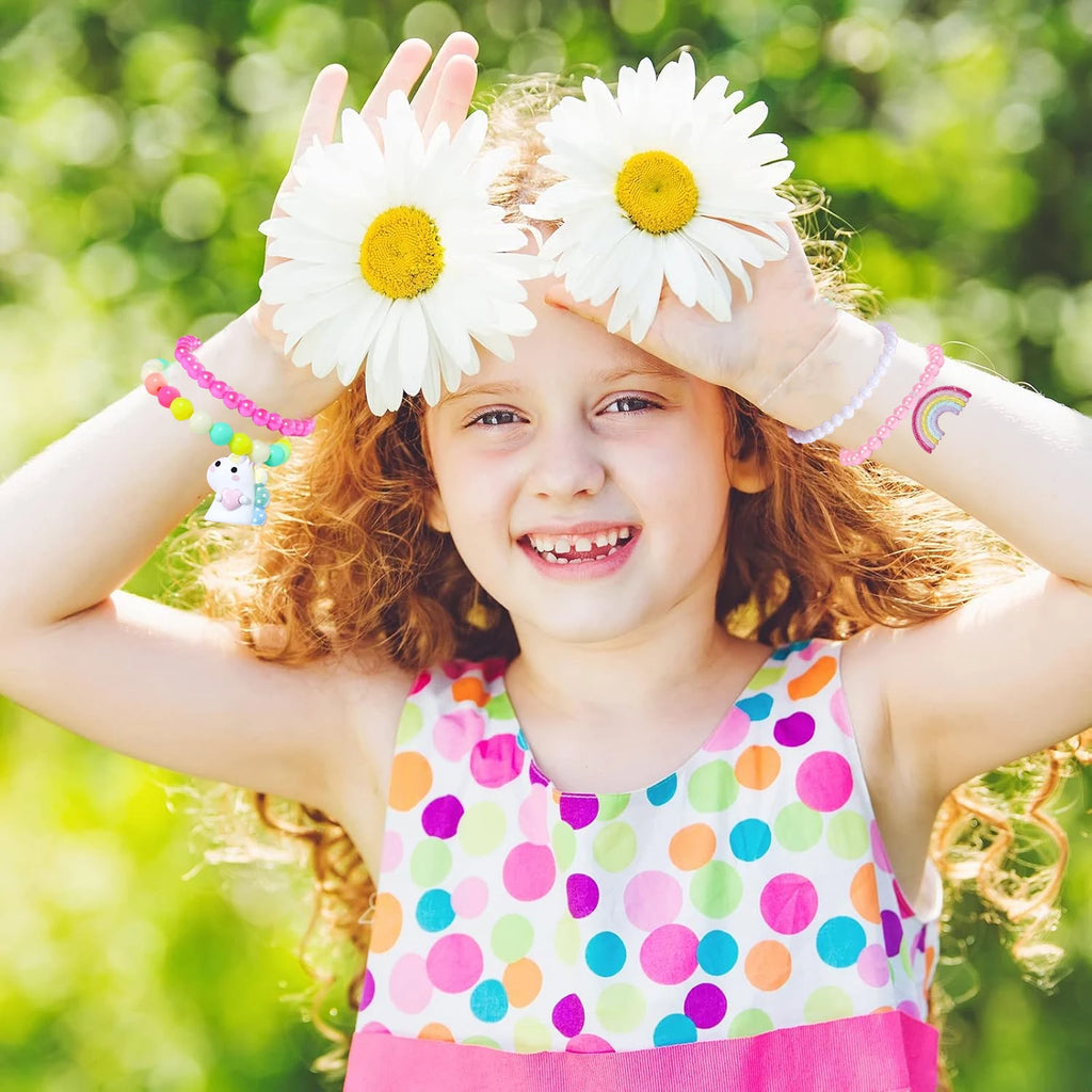 Rainbow Unicorn Bracelets for Girls | Party Favors & Friendship Gifts | The Party Days | The Party Days