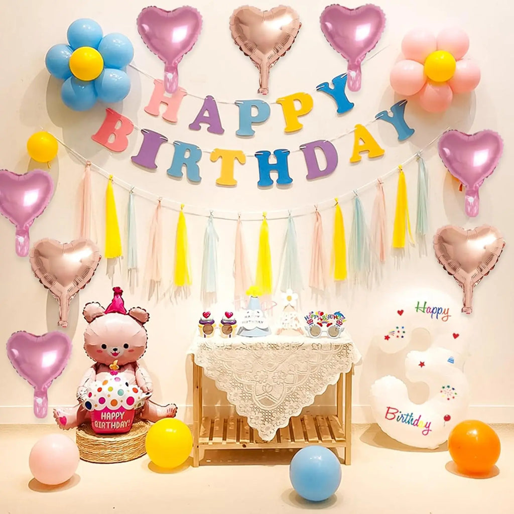 Heart Balloons Set of 50 – 5" Foil Heart Balloons for Parties & Celebrations – The Party Days | The Party Days