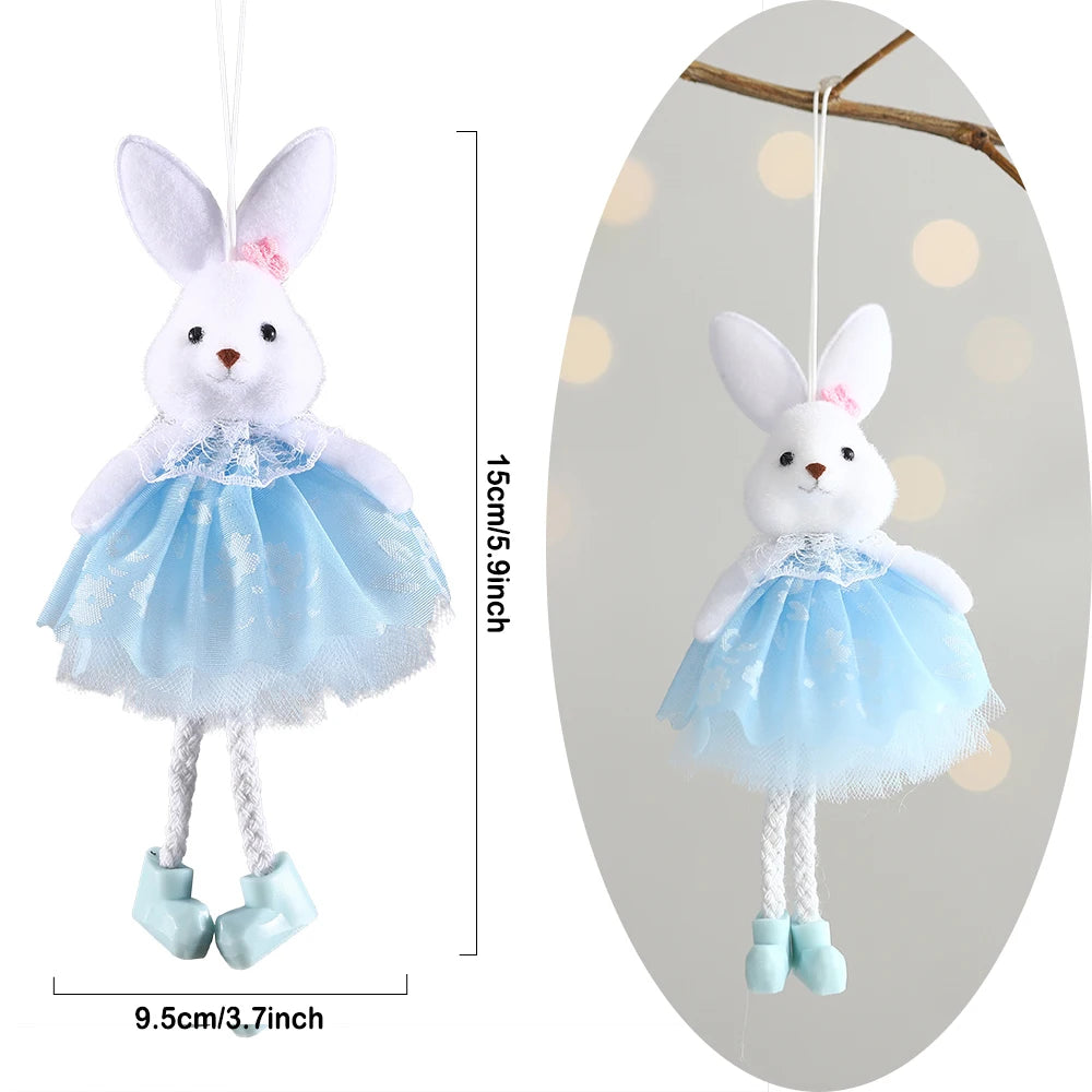 Easter Bunny Hanging Ornaments – Adorable Cloth Doll Decorations for Spring – The Party Days | The Party Days