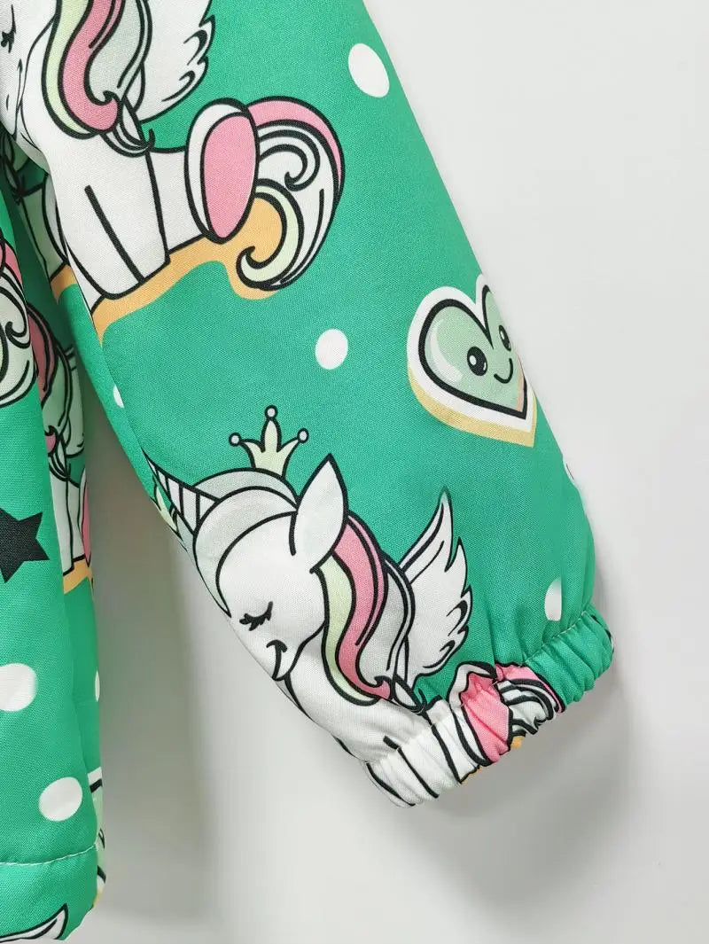 Kids Unicorn Fleece Hoodie Jacket | The Party Days | The Party Days