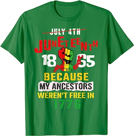 Juneteenth Women's T-Shirt – African American Black Freedom Day Pride Graphic Tee | The Party Days | The Party Days
