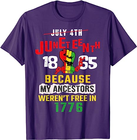 Juneteenth Women's T-Shirt – African American Black Freedom Day Pride Graphic Tee | The Party Days | The Party Days