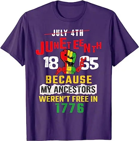 Juneteenth Women's T-Shirt – African American Black Freedom Day Pride Graphic Tee | The Party Days | The Party Days