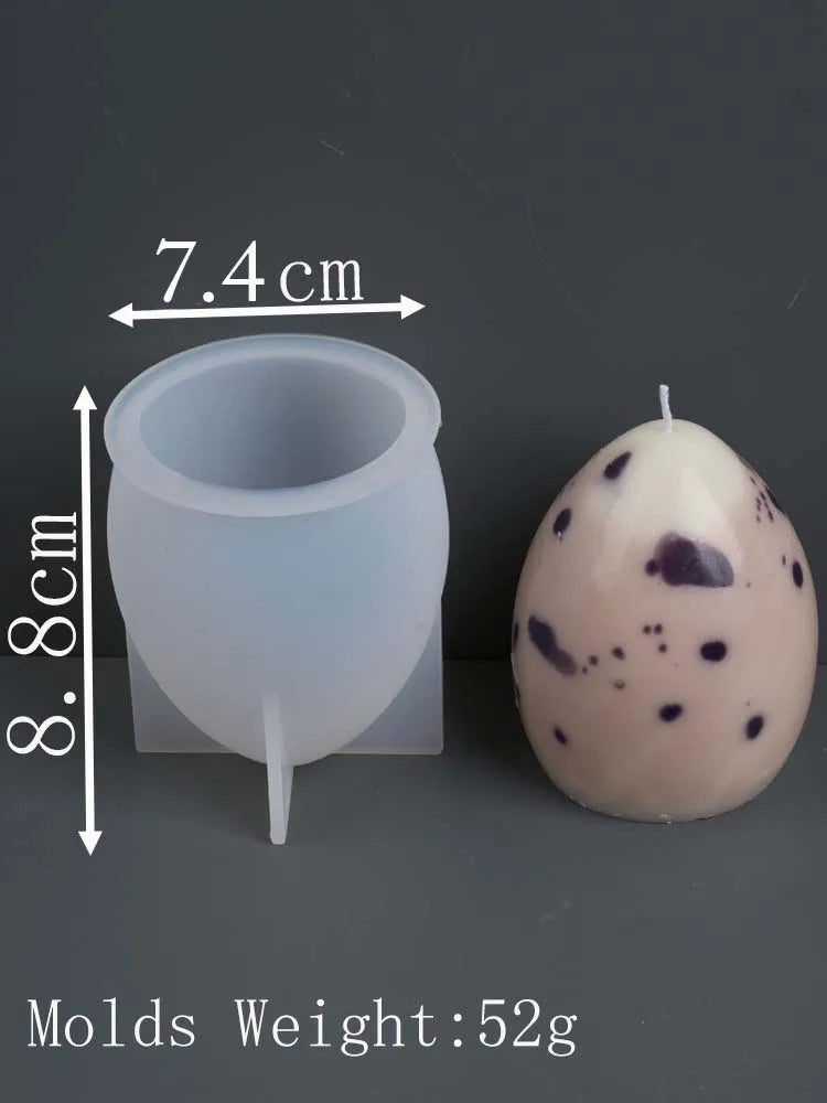 Egg-Shaped Candle Silicone Mold S/M/L – Easter & DIY Crafts – The Party Days | The Party Days
