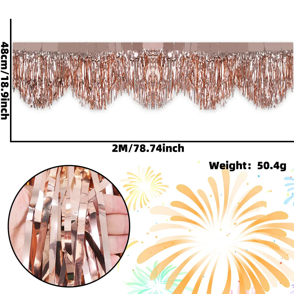 St. Patrick's Day Wavy Silk Rain Curtain 50x200cm – Green Party Banner – The Party Days | The Party Days