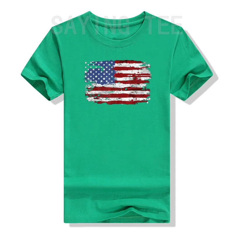 American Flag Patriotic T-Shirt – USA 4th of July Men's Tee – The Party Days | The Party Days
