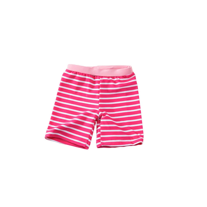 Unicorn 3-Piece Swimsuit Set for Girls | Long Sleeve + Shorts + Cap | The Party Days | The Party Days
