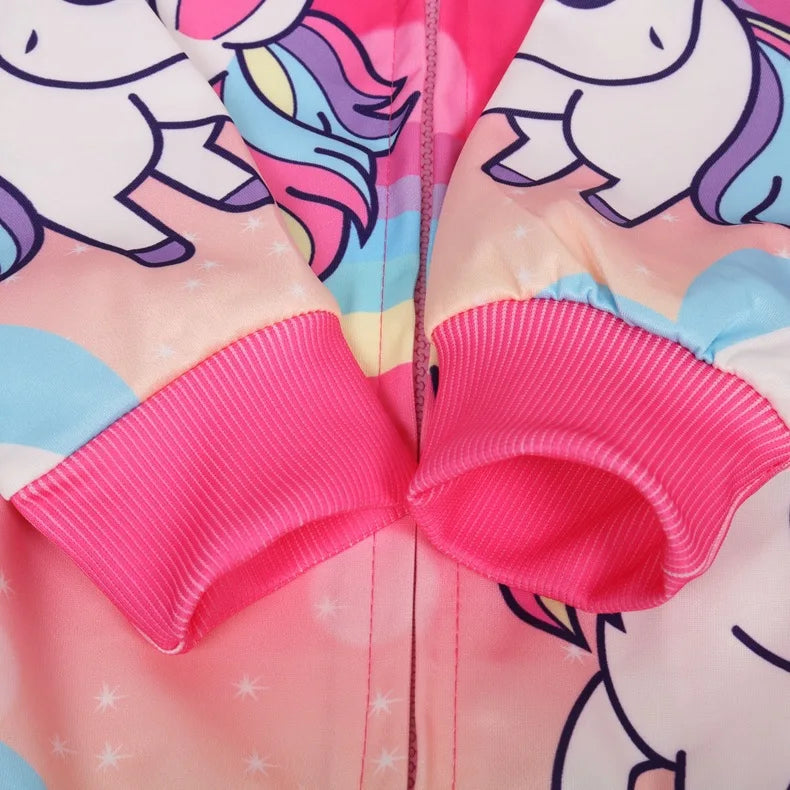 Girls Unicorn Hooded Jacket | The Party Days | The Party Days