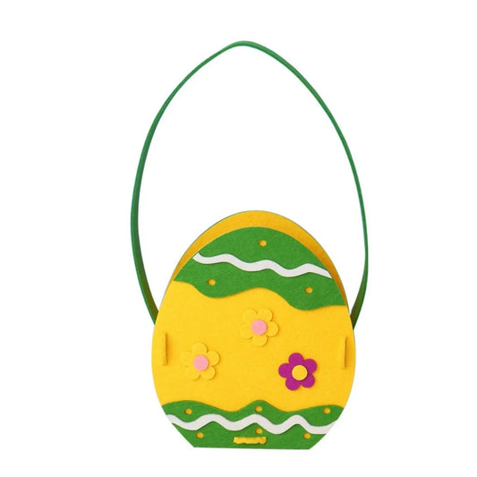 Easter Tote Bag – Large Felt Basket for Easter Egg Hunts & Gifting