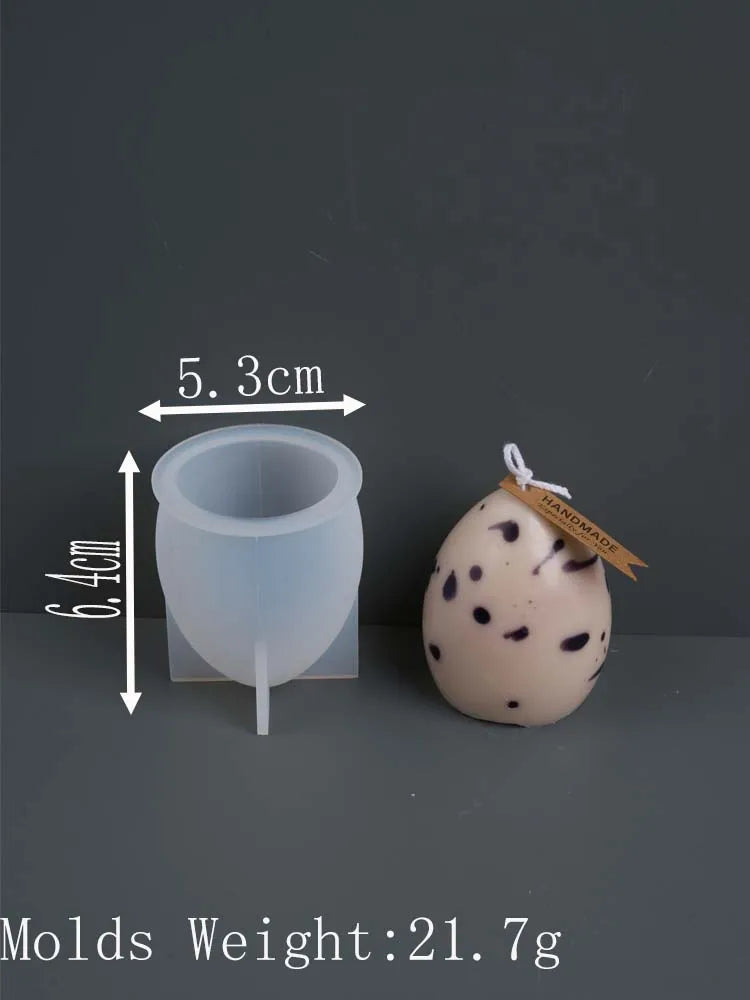 Egg-Shaped Candle Silicone Mold S/M/L – Easter & DIY Crafts – The Party Days | The Party Days