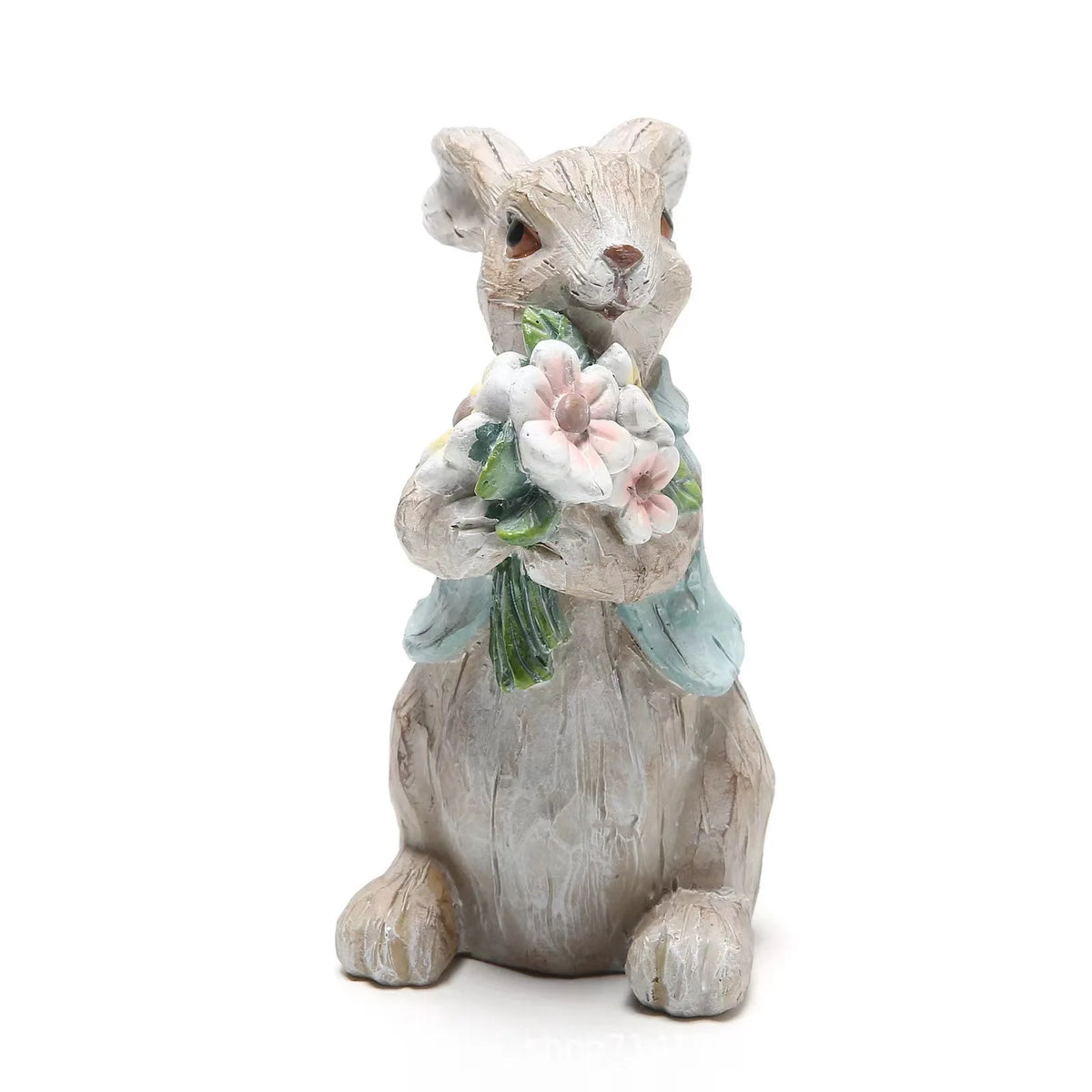 Hand-Painted Easter Bunny Figurines – Premium Resin Rabbit Decor with Carrots & Eggs – The Party Days | The Party Days