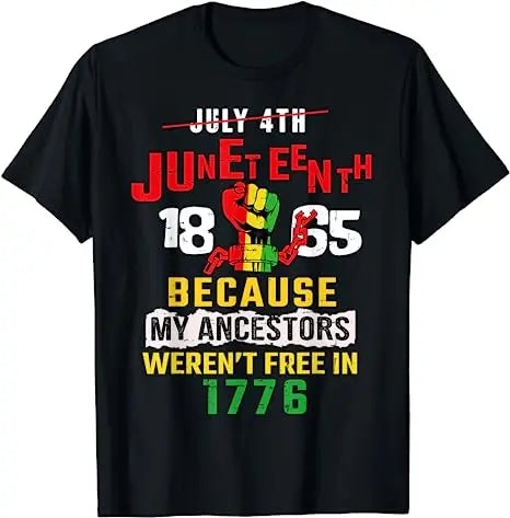 Juneteenth Women's T-Shirt – African American Black Freedom Day Pride Graphic Tee | The Party Days | The Party Days