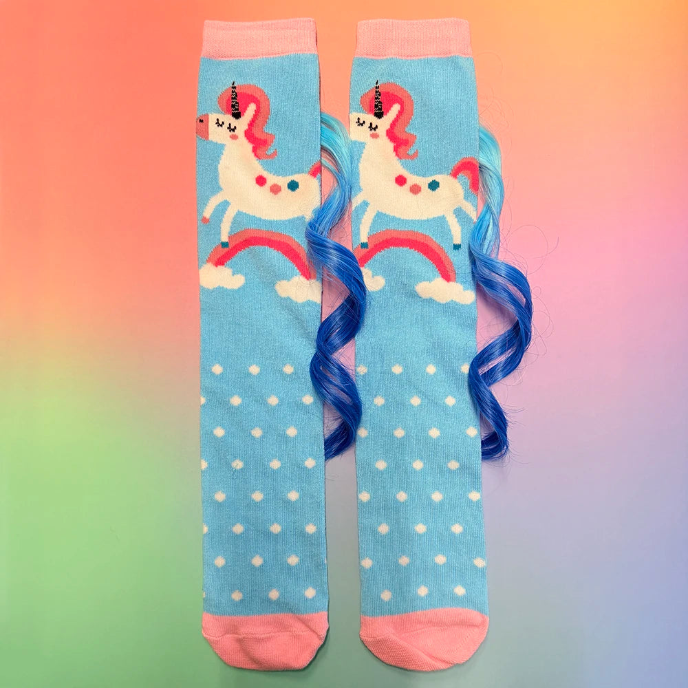 Unicorn Long Socks for Girls | The Party Days | The Party Days