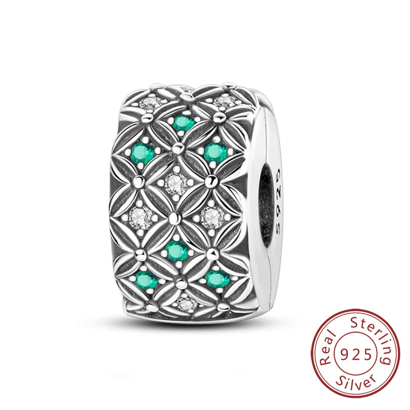 925 Silver St. Patrick's Day Shamrock Earring Charms – Four-Leaf Clover – The Party Days | The Party Days