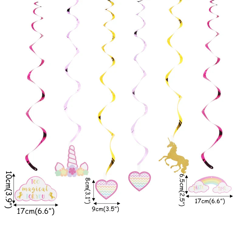 Unicorn Party Decoration Set | Plates, Cups, Balloons & Accessories | The Party Days | The Party Days
