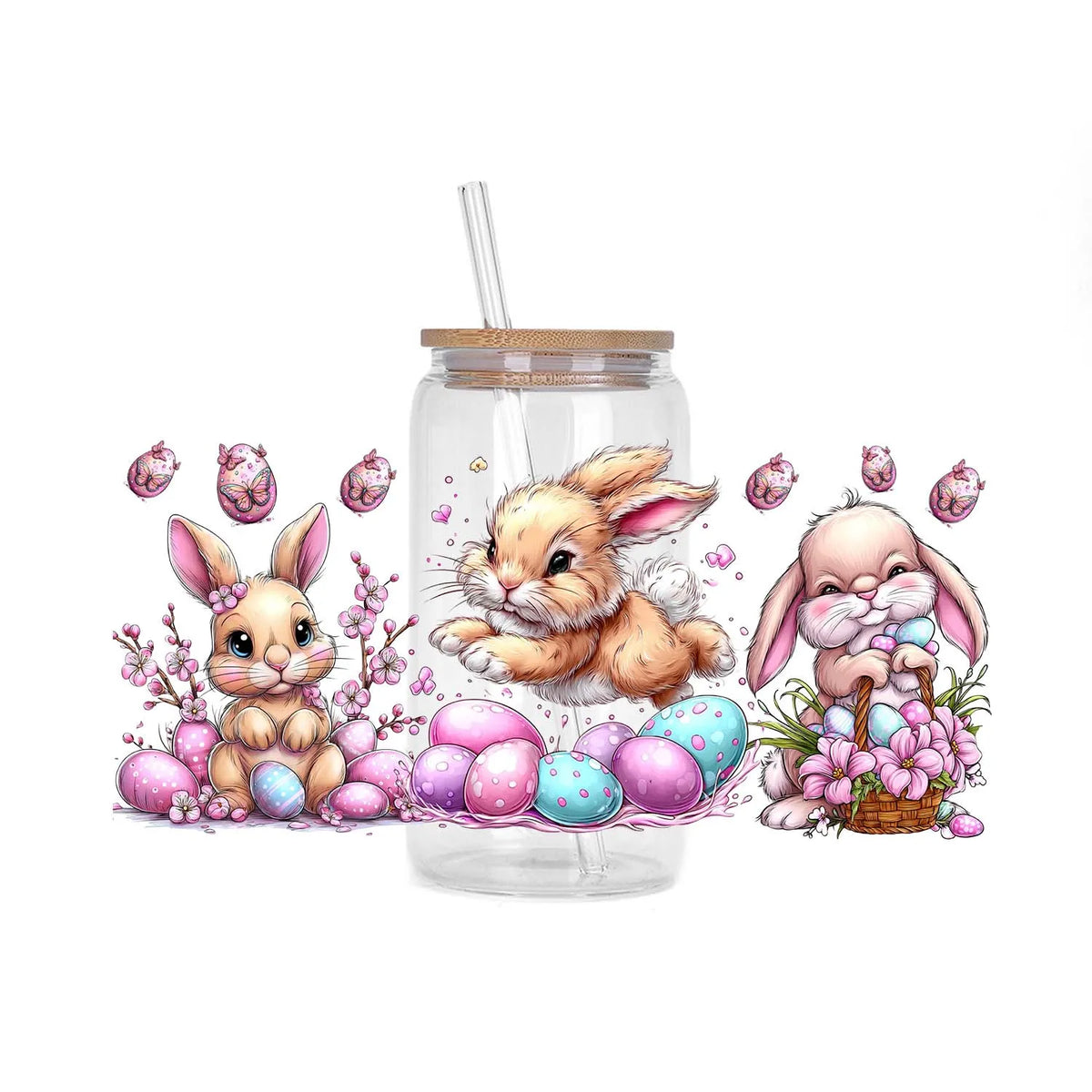 Easter Cute Bunny Easy Peel Waterproof 3D Transfers – The Party Days | The Party Days