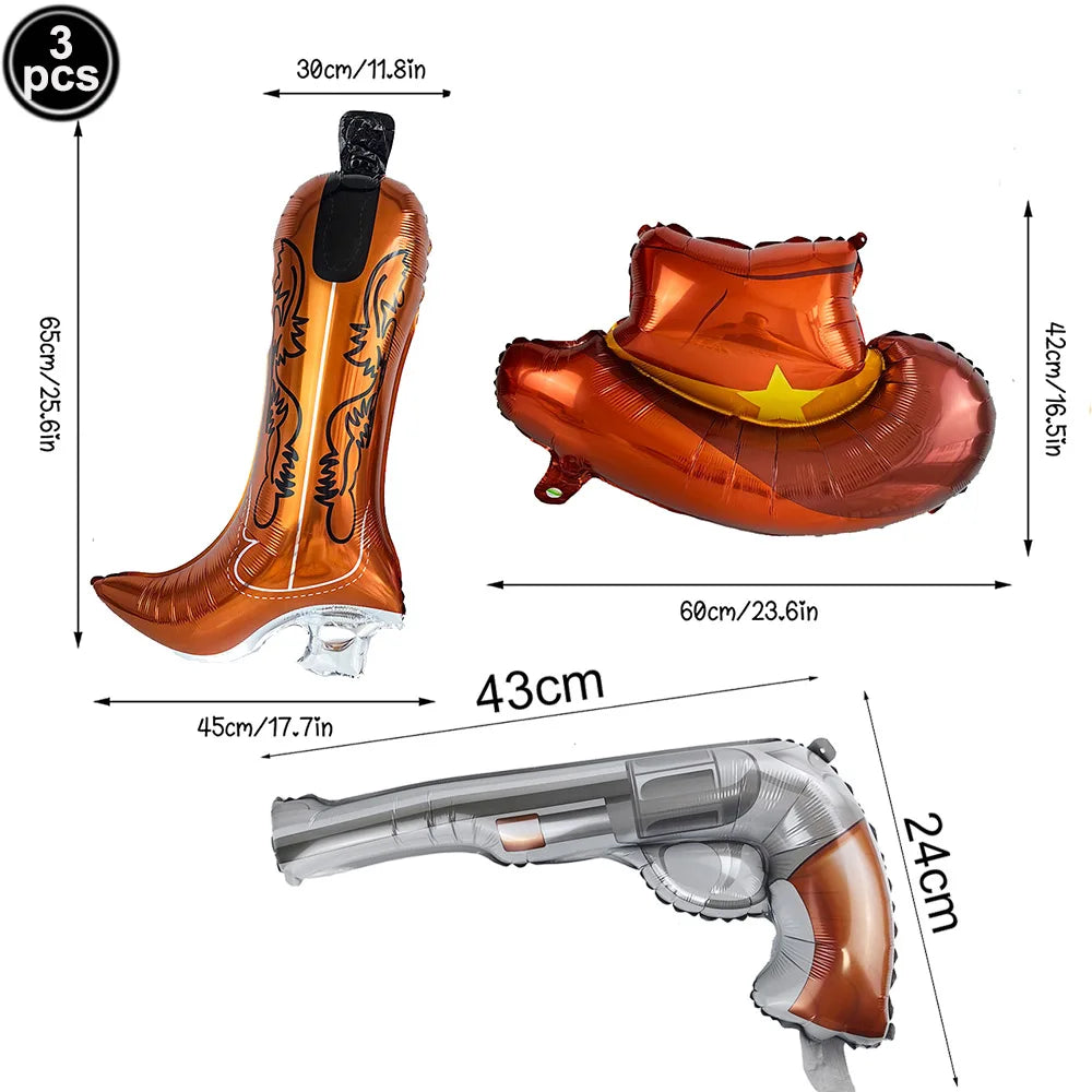 Western Cowboy Party Decorations – Disposable Tableware, Banners & Balloons – The Party Days | The Party Days