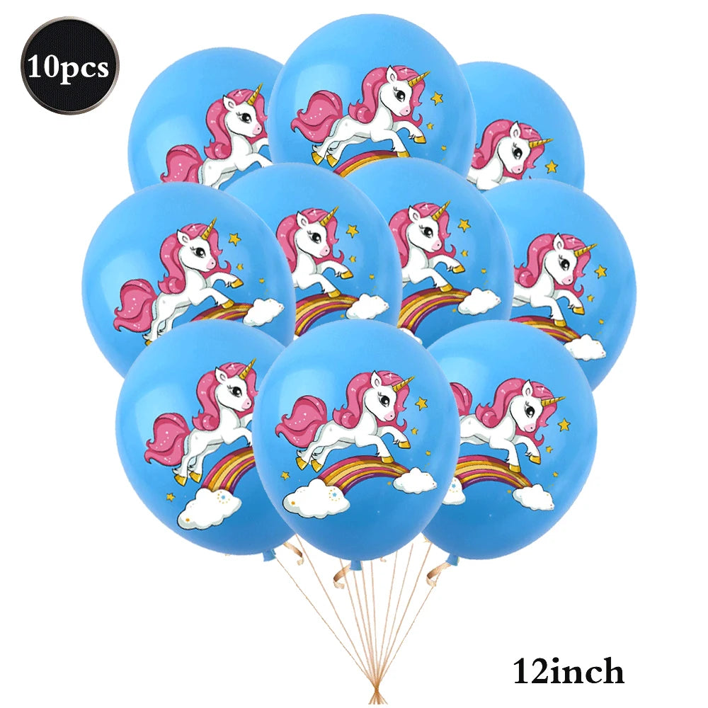 Unicorn Party Decoration Kit 1 | Plates, Napkins, Banner & Accessories | The Party Days | The Party Days