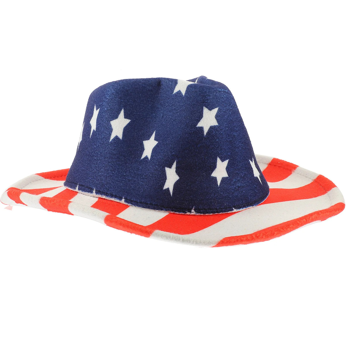 Patriotic American Flag Cowboy Hat – Western Unisex Hat for 4th of July & Parties | The Party Days | The Party Days