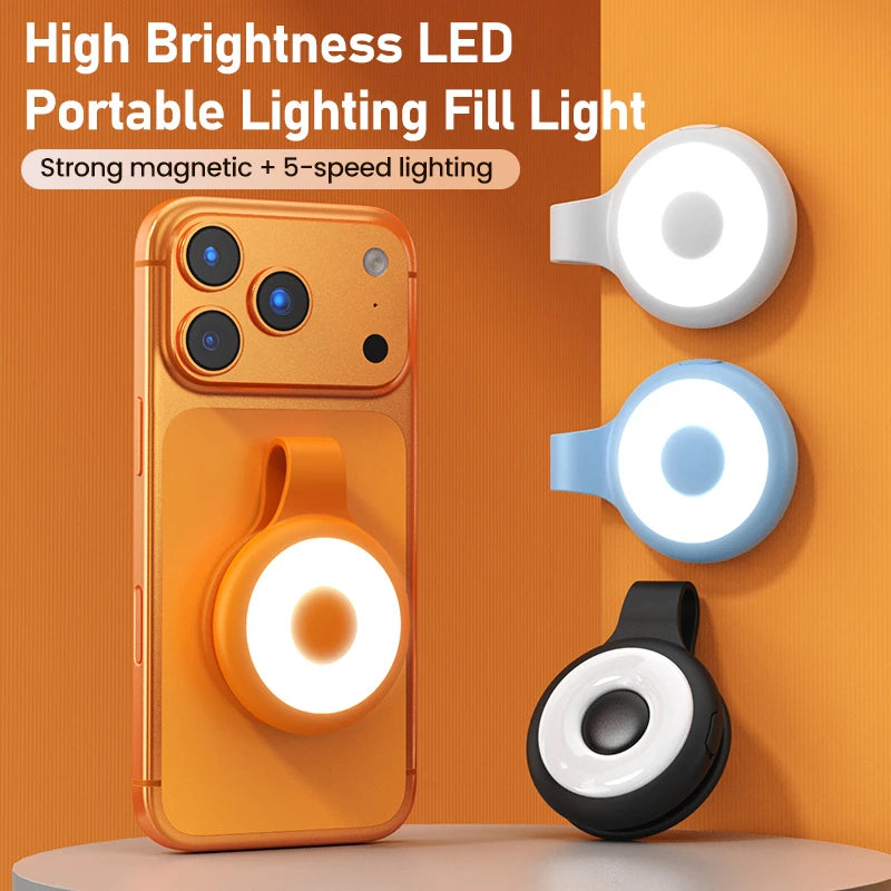 Magnetic Phone Fill Light – Portable Selfie & Photography Clip-On Night Light | The Party Days | The Party Days