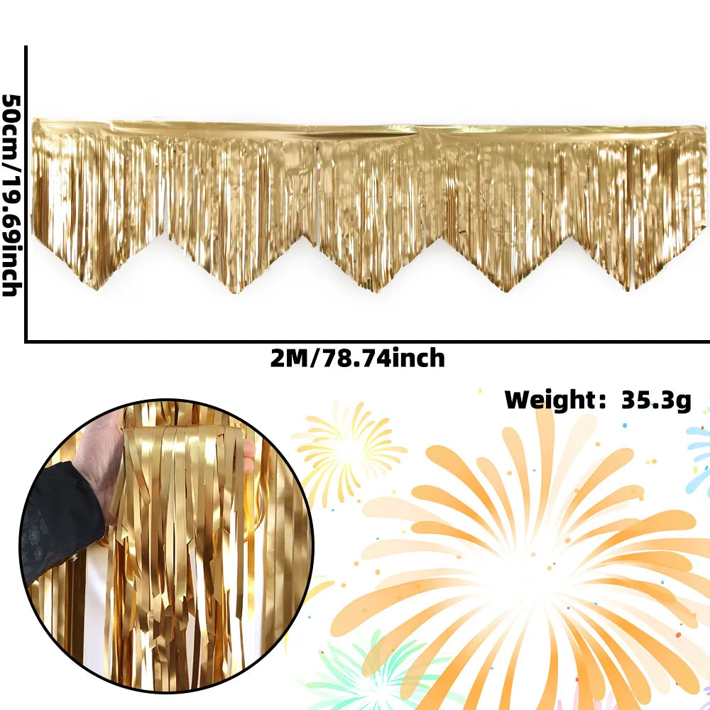 St. Patrick's Day Wavy Silk Rain Curtain 50x200cm – Green Party Banner – The Party Days | The Party Days