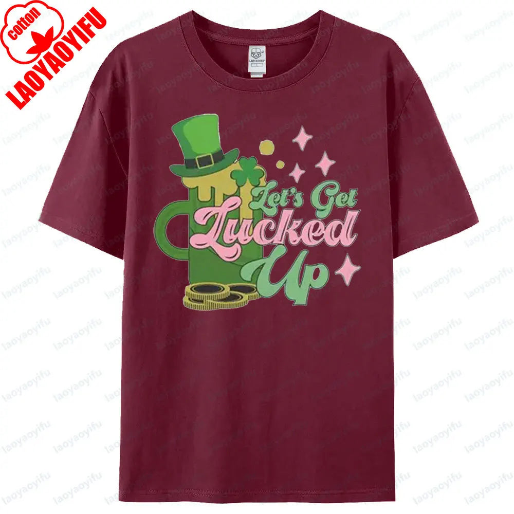 Let's Get Lucked Up T-Shirt – Funny St. Patrick's Day Tee – The Party Days | The Party Days