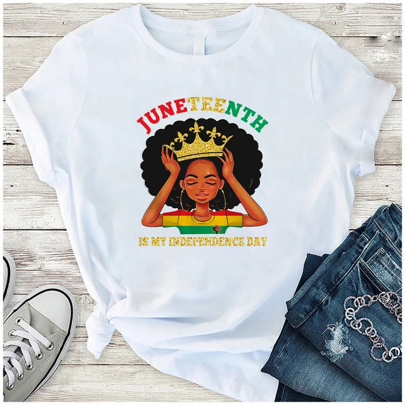 Juneteenth Iron-On Transfer Patch for Clothing – DIY Heat Sticker for T-Shirts & Hoodies | The Party Days | The Party Days