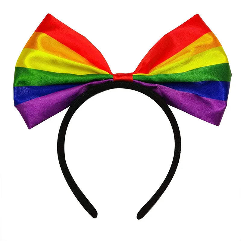 LGBT Rainbow Pride Cape & Headband Set – Holiday Party Costume | The Party Days | The Party Days