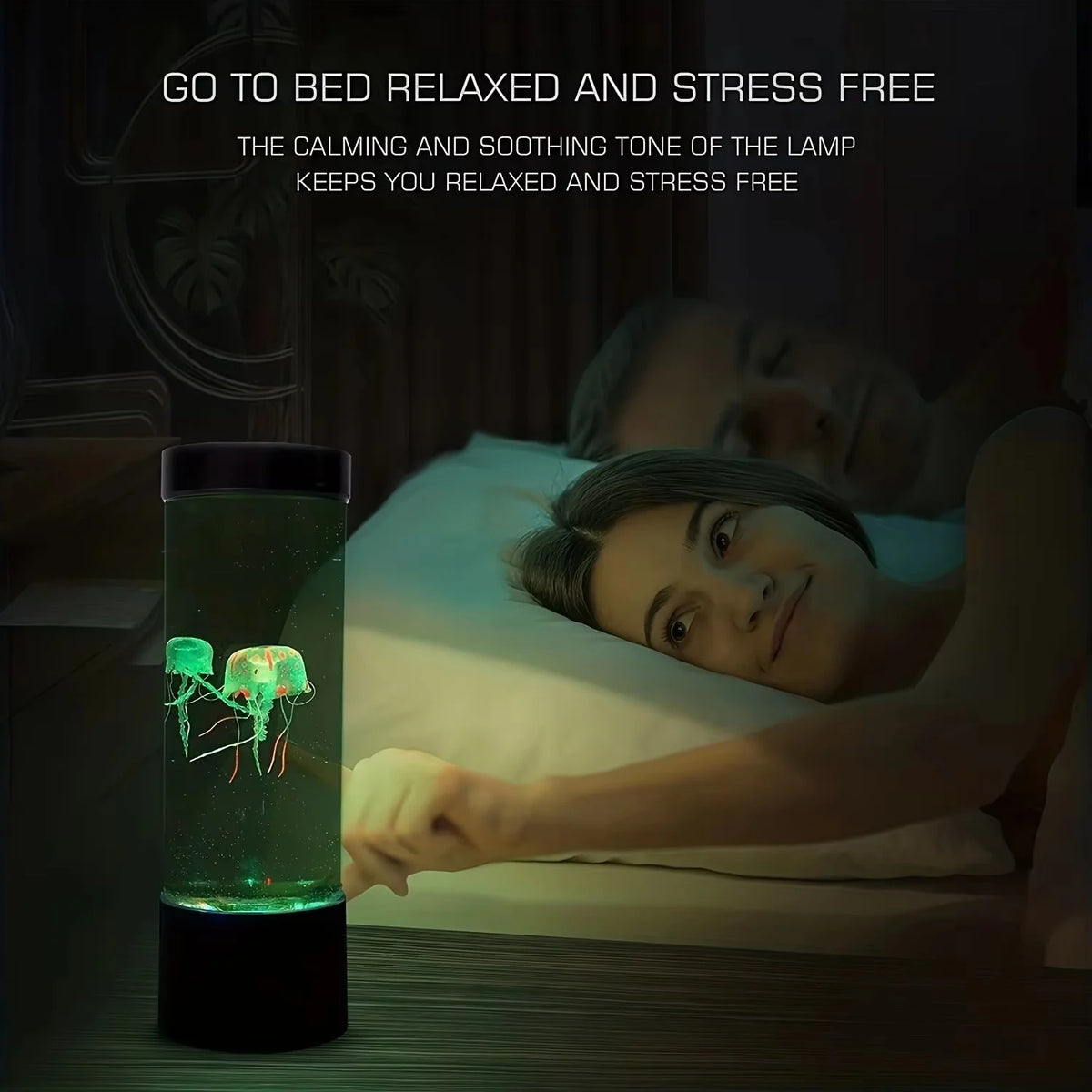 D5 Jellyfish Lamp Color-Changing LED 7 Colors Mood Aquarium Ocean Night Light Bedroom Desktop Decor Light Birthday Gift for Kids | The Party Days | The Party Days