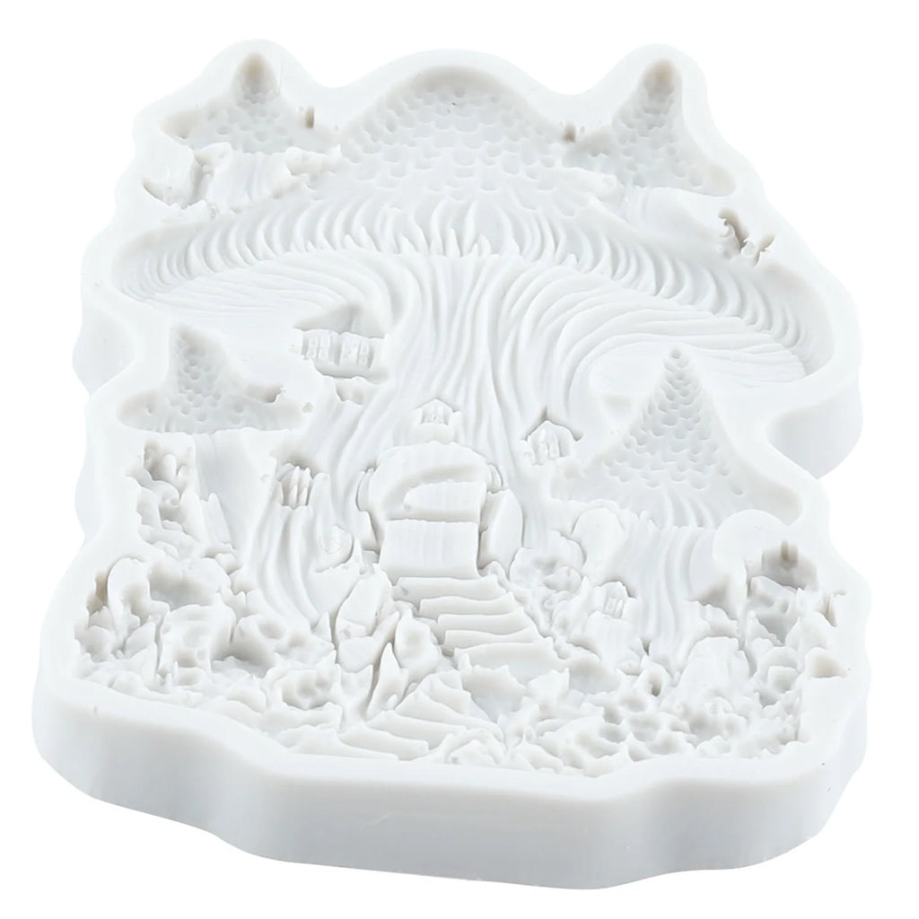 Mushroom Castle Silicone Mold – Fondant, Chocolate & Cake Decorating – The Party Days | The Party Days
