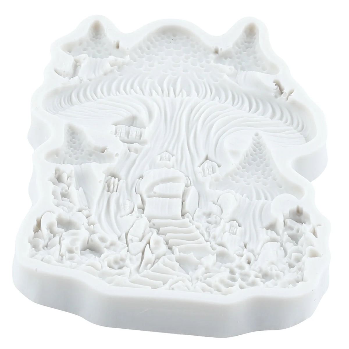 Mushroom Castle Silicone Mold – Fondant, Chocolate & Cake Decorating – The Party Days | The Party Days
