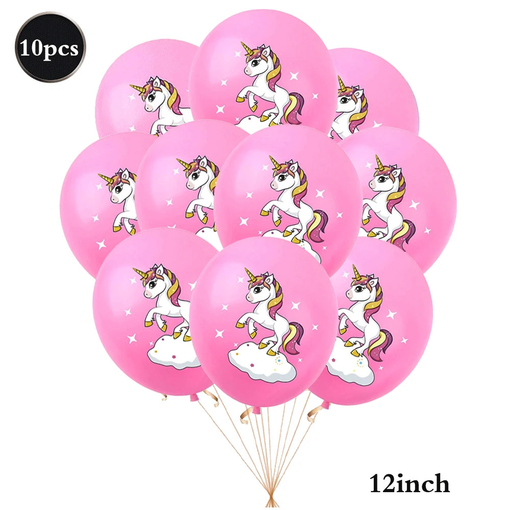 Unicorn Party Decoration Kit 1 | Plates, Napkins, Banner & Accessories | The Party Days | The Party Days