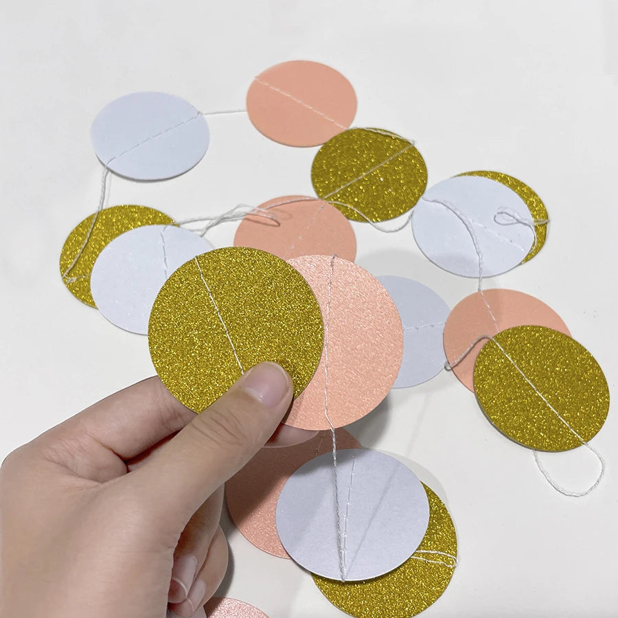 Pink Girl Birthday Party Decoration Kit – Happy Birthday Banner & Round Flower – The Party Days | The Party Days