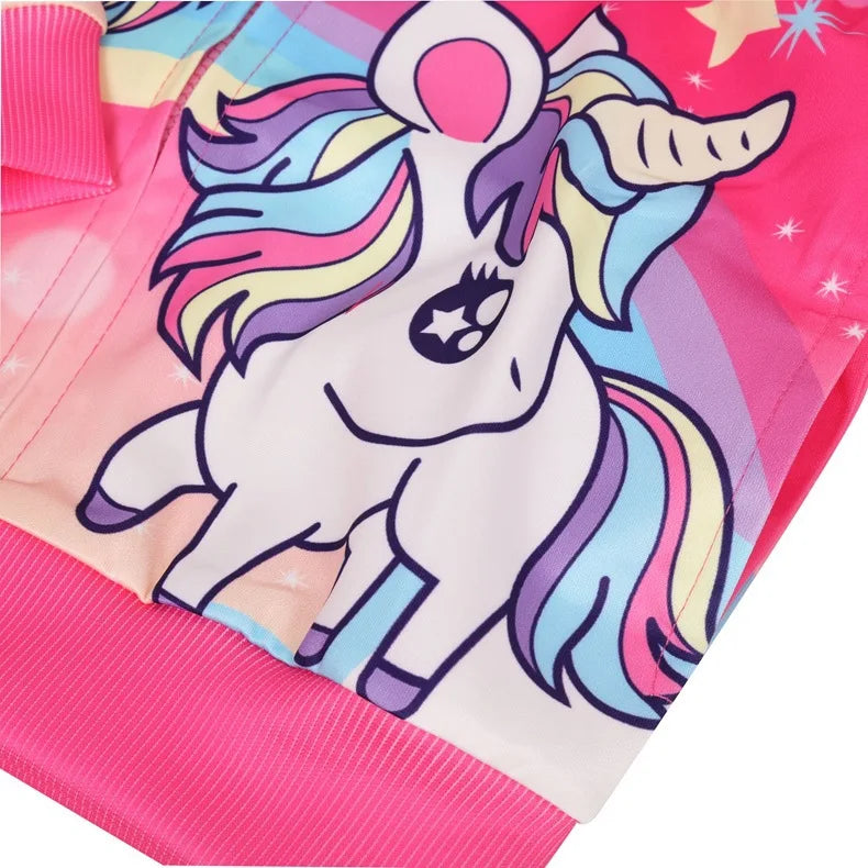 Girls Unicorn Hooded Jacket | The Party Days | The Party Days