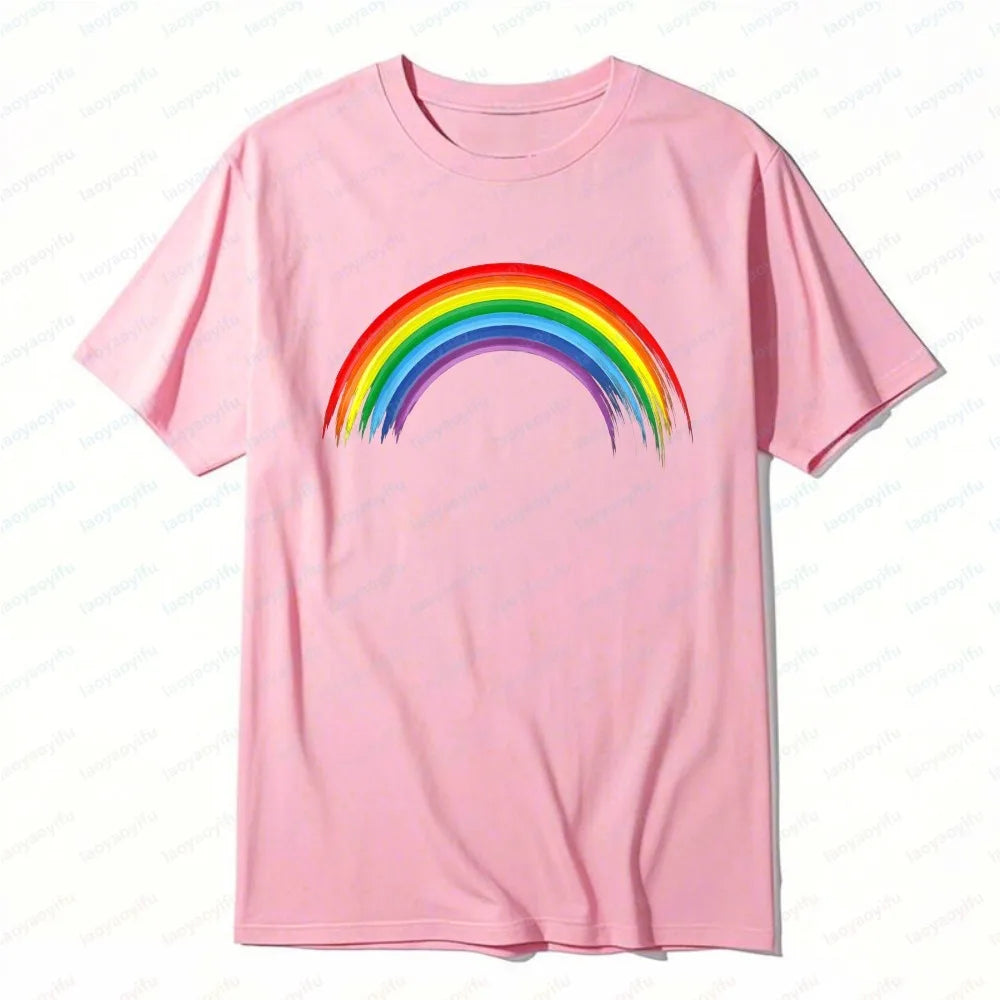 Rainbow Pride Flag T-Shirt – LGBT Equality Cotton Streetwear Tee | The Party Days | The Party Days