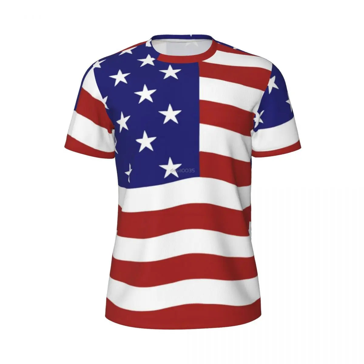 Men's USA American Flag Star Print Oversized T-Shirt – Patriotic Streetwear Tee – The Party Days | The Party Days